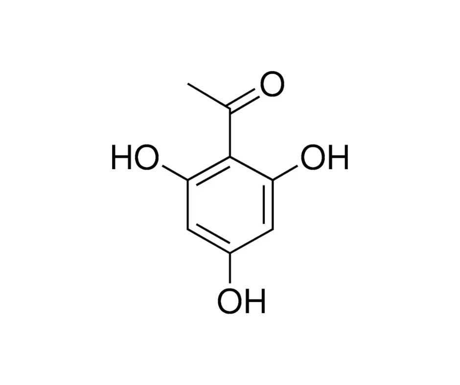 image de la molécule 1-(2,4,6-trihydroxyphenyl)ethanone