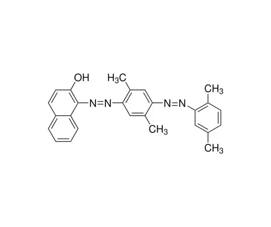 image de la molécule 1-[2,5-Dimethyl-4-(2,5-dimethylphenylazo)phenylazo]-2-naphthol