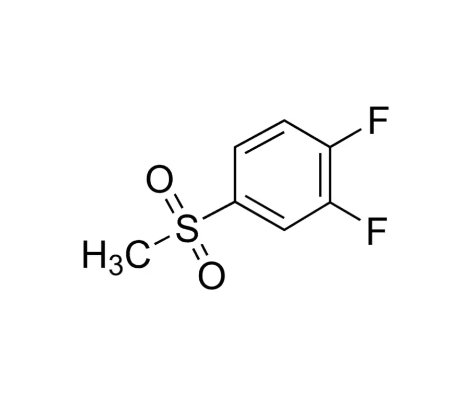 image de la molécule 1,2-Difluoro-4-(methylsulfonyl)benzene