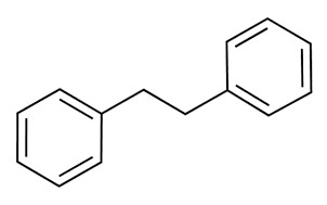 image de la molécule 1,2-Diphenylethane