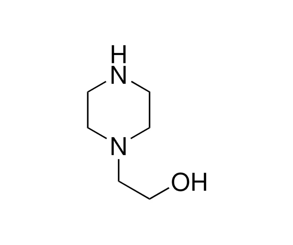 image de la molécule 1-(2-Hydroxyethyl)piperazine