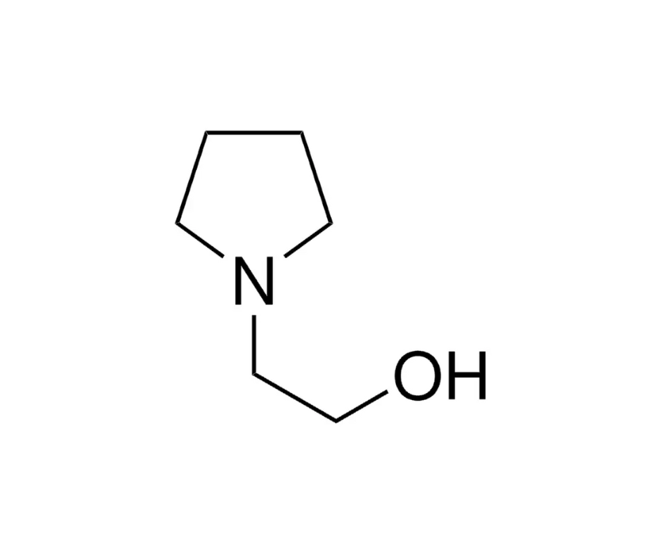 image de la molécule 1-(2-Hydroxyethyl)pyrrolidine