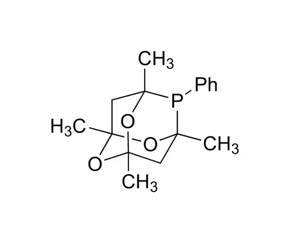 image de la molécule 1,3,5,7-Tetramethyl-6-phenyl-2,4,8-trioxa-6-phosphaadamante