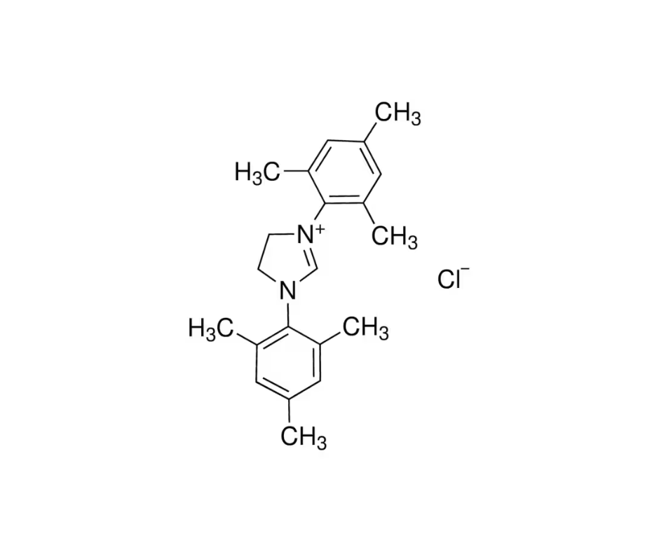 image de la molécule 1,3-Bis(2,4,6-trimethylphenyl)imidazolinium chloride
