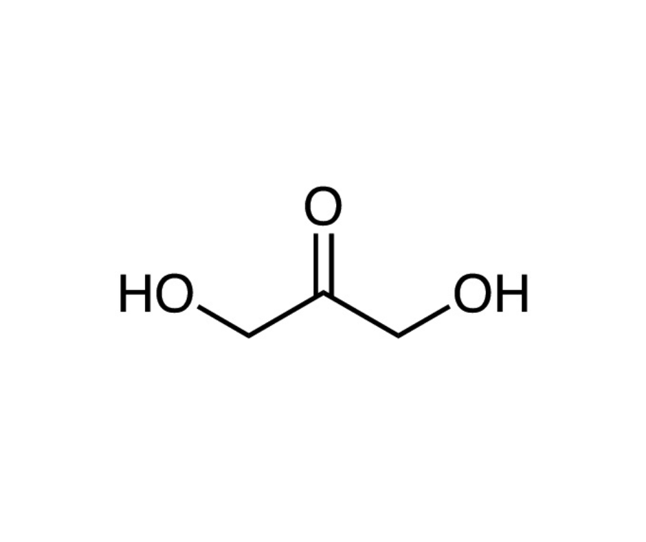 image de la molécule 1,3-Dihydroxyacetone
