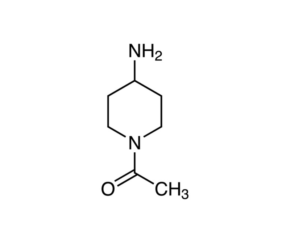 image de la molécule 1-(4-Aminopiperidin-1-yl)ethan-1-one