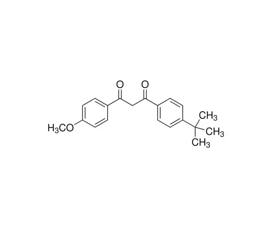 image de la molécule 1-(4-Methoxyphenyl)-3-(4-tert-butylphenyl)-1,3-propanedione