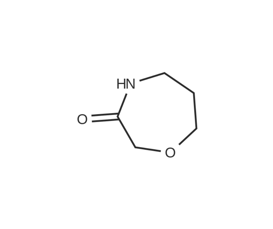 image de la molécule 1,4-Oxazepan-3-one