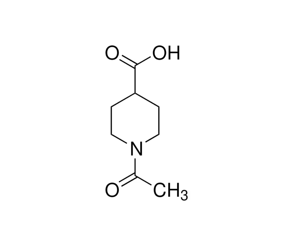 image de la molécule 1-Acetylpiperidine-4-carboxylic acid