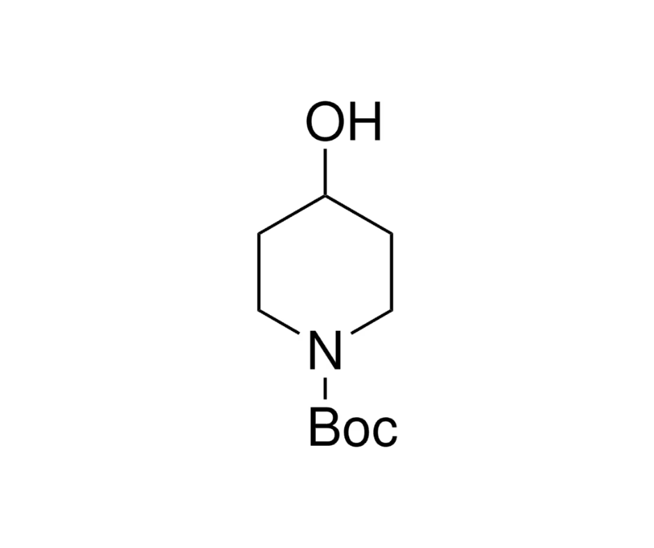 image de la molécule 1-Boc-4-hydroxypiperidine