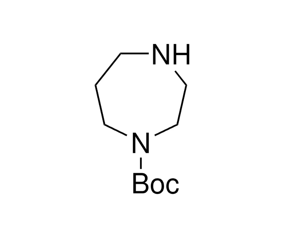 image de la molécule 1-Boc-hexahydro-1,4-diazepine