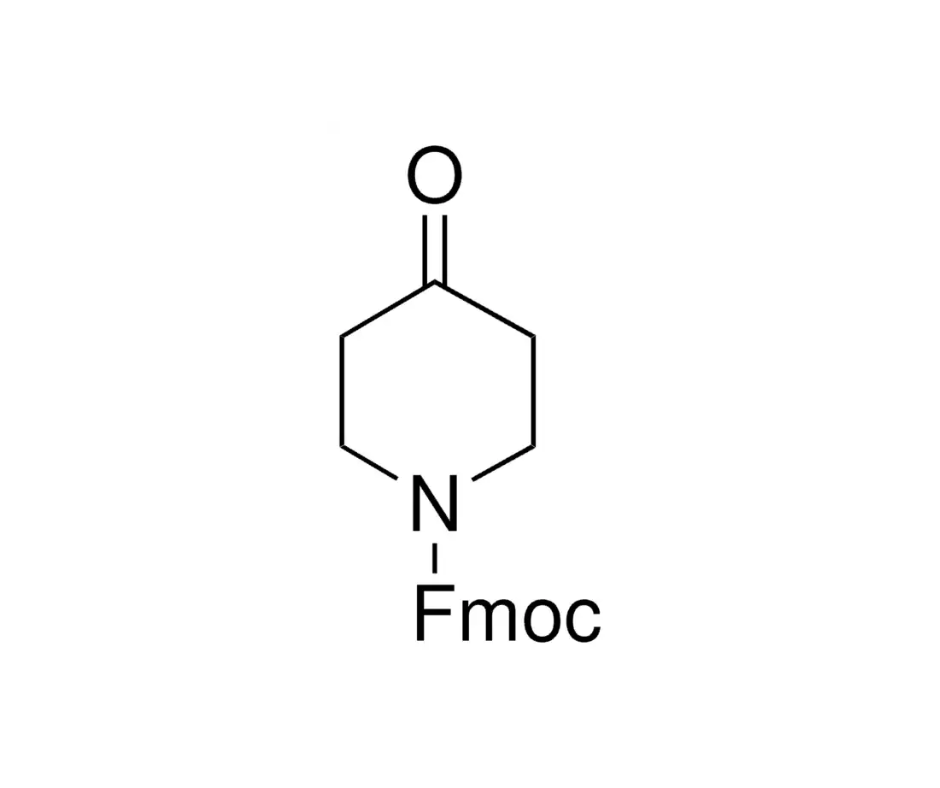 image de la molécule 1-Fmoc-4-piperidone