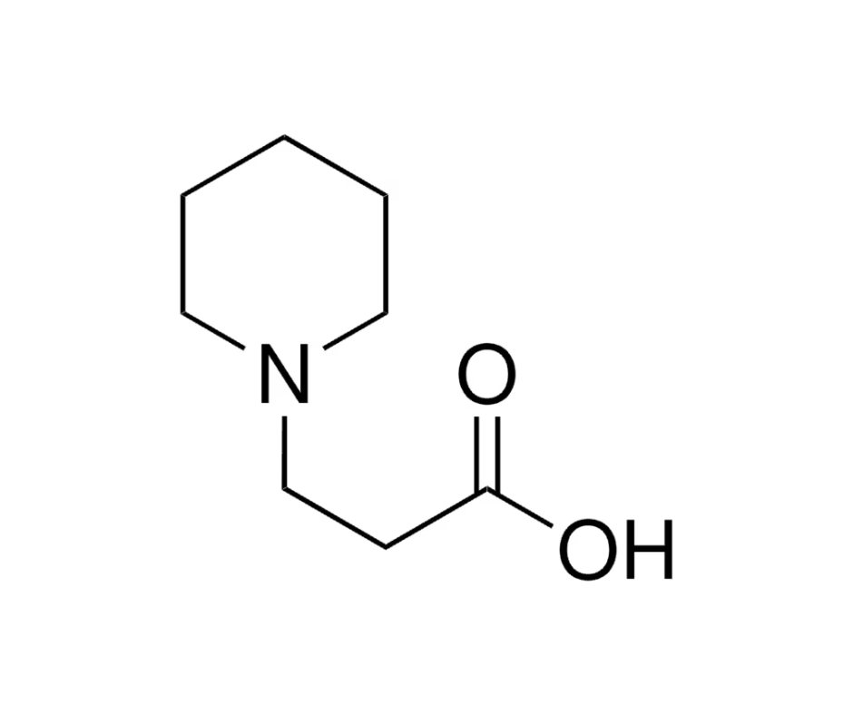 image de la molécule 1-Piperidinepropionic acid