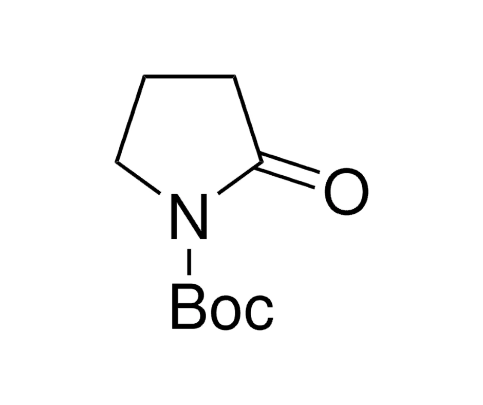 image de la molécule 1-(tert-Butoxycarbonyl)-2-pyrrolidinone