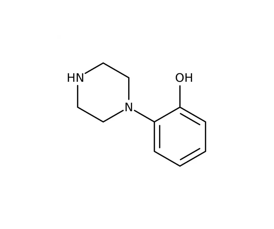 image de la molécule 2-(1-pipérazinyle)phénol