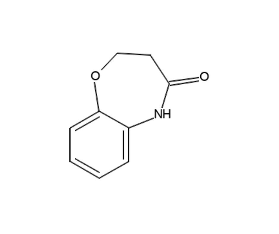 image de la molécule 2,3,4,5-tetrahydro-1,5-benzoxazepin-4-one