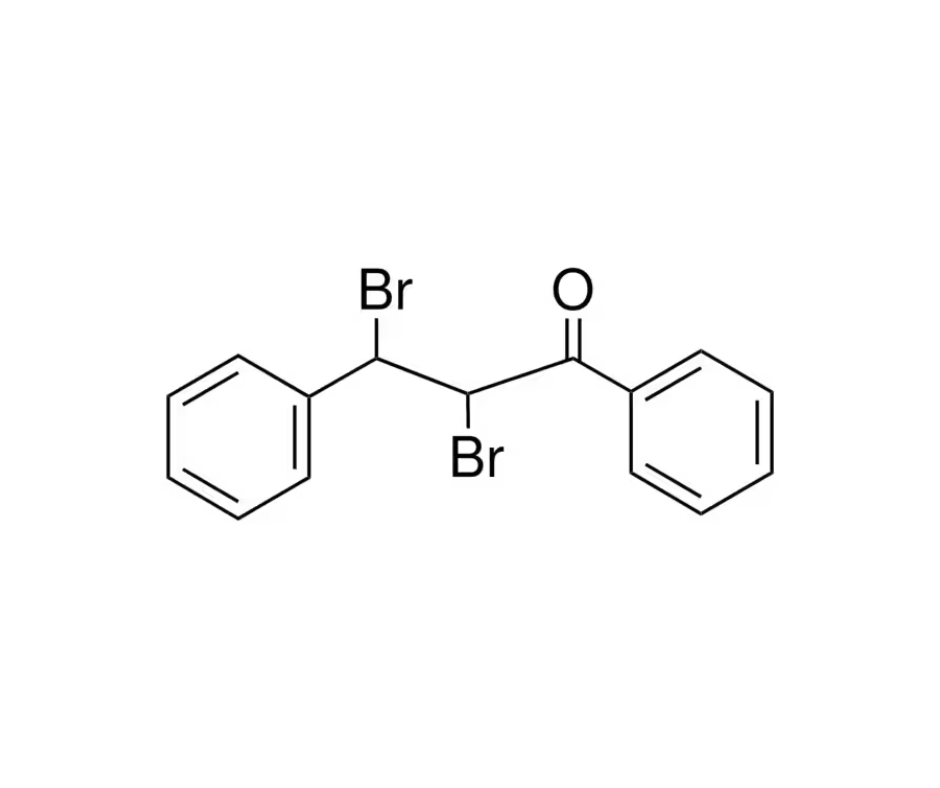image de la molécule 2,3-DIBROMO-1,3-DIPHENYL-PROPAN-1-ONE