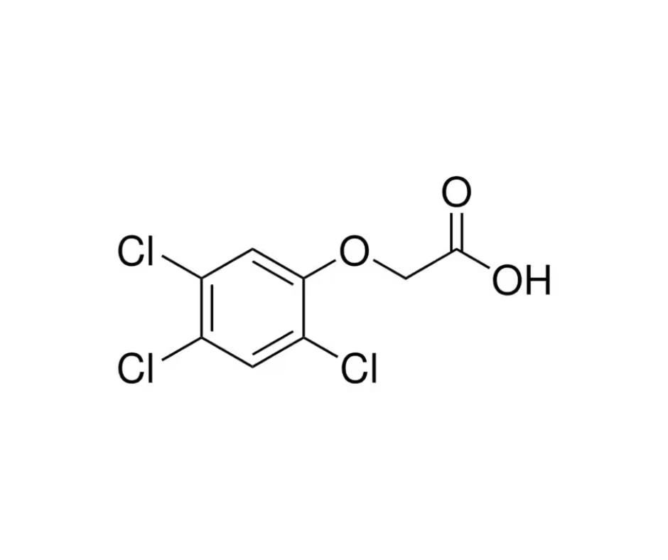 image de la molécule 2,4,5-Trichlorophenoxyacetic acid
