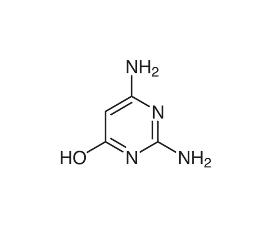 image de la molécule 2,4-Diamino-6-hydroxypyrimidine