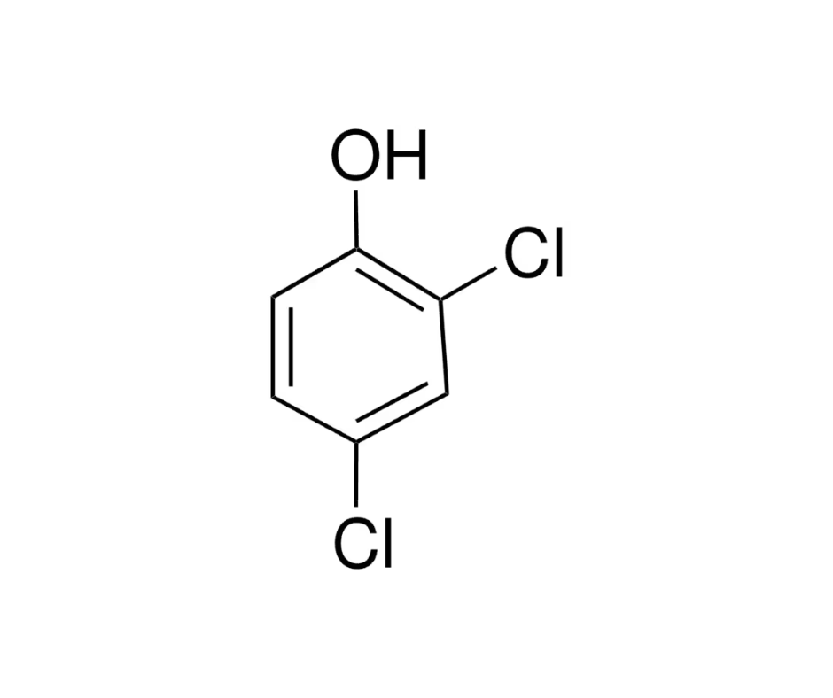 image de la molécule 2,4-Dichlorophénol