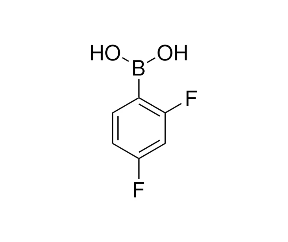 image de la molécule 2,4-Difluorophenylboronic acid
