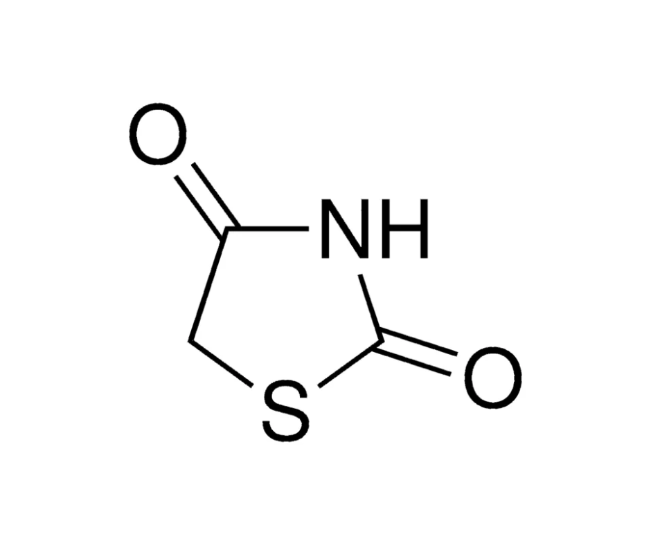 image de la molécule 2,4-Thiazolidinedione