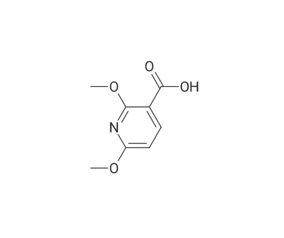 image de la molécule 2,6-Dimethoxynicotinic acid