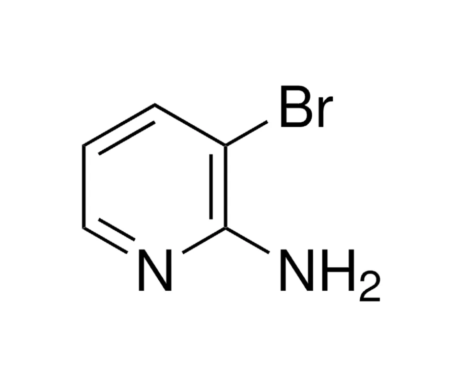image de la molécule 2-Amino-3-bromopyridine