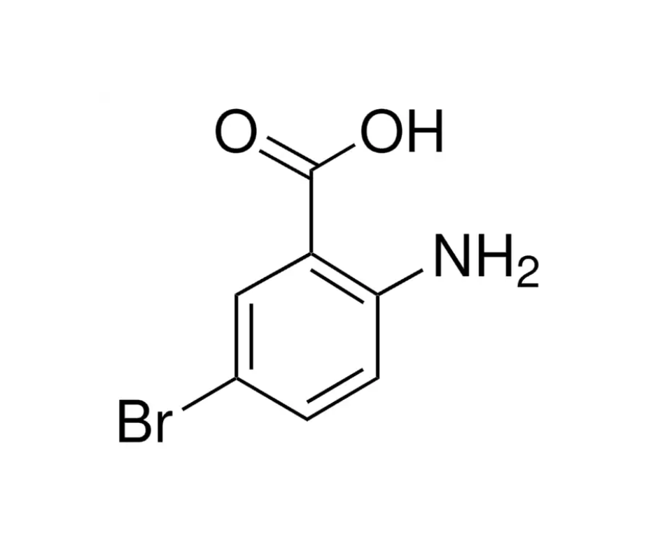 image de la molécule 2-Amino-5-bromobenzoic acid