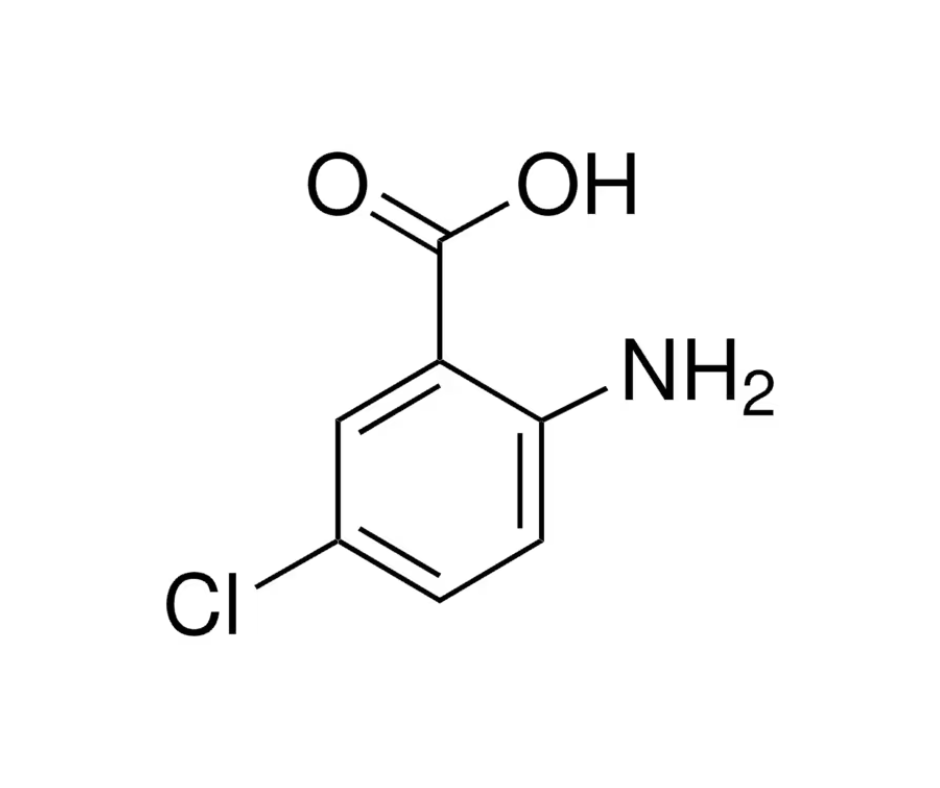 image de la molécule 2-Amino-5-chlorobenzoic acid