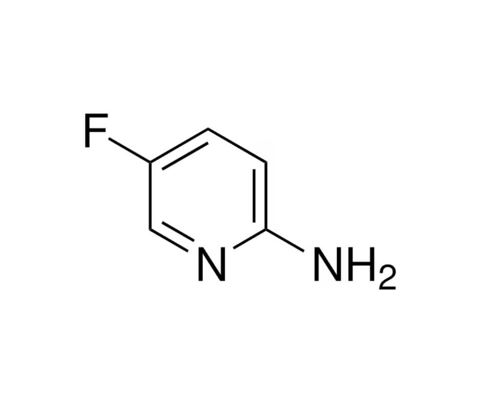 image de la molécule 2-Amino-5-fluoropyridine