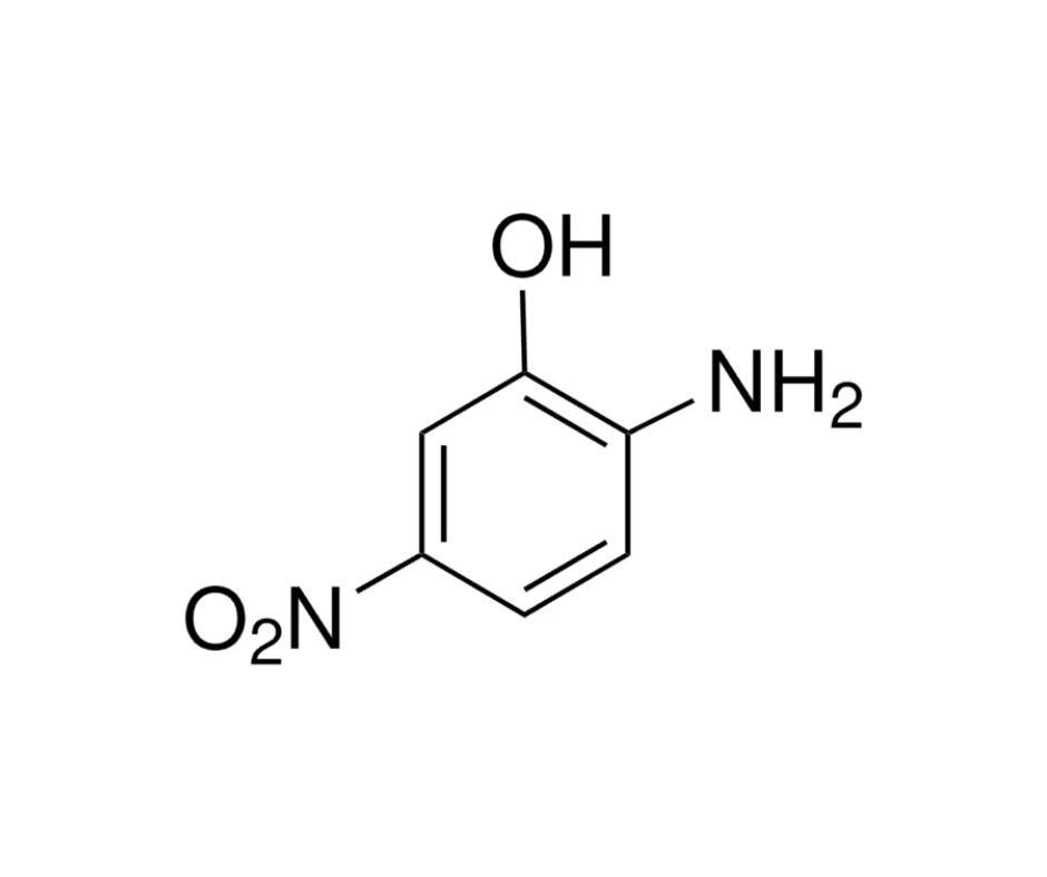 image de la molécule 2-Amino-5-nitrophenol
