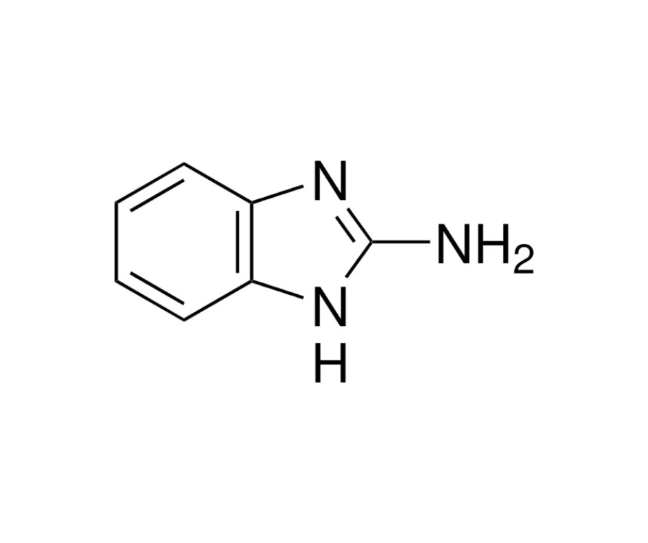 image de la molécule 2-Aminobenzimidazole