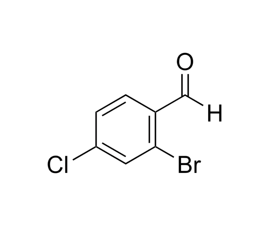 image de la molécule 2-Bromo-4-chlorobenzaldehyde