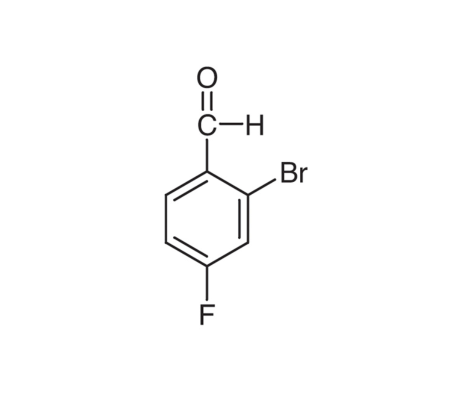 image de la molécule 2-Bromo-4-fluorobenzaldehyde