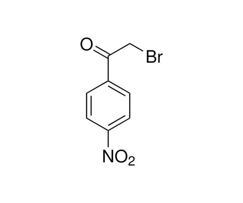 image de la molécule 2-Bromo-4′-nitroacetophenone