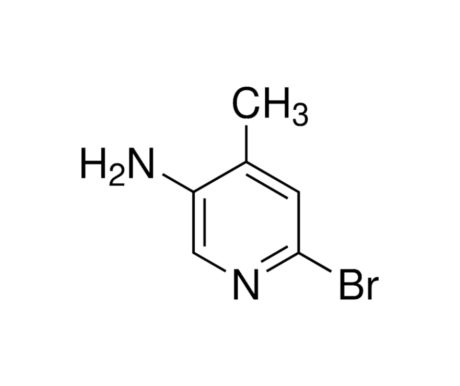 image de la molécule 2-Bromo-5-amino-4-picoline