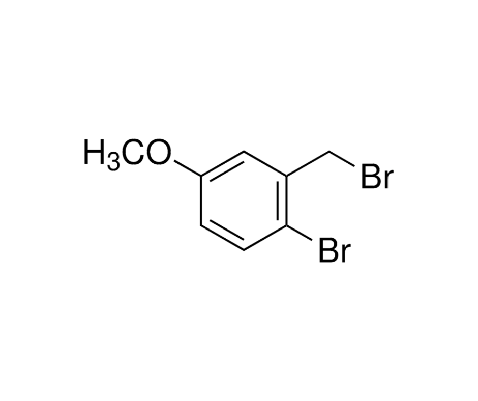 image de la molécule 2-Bromo-5-methoxybenzyl bromide