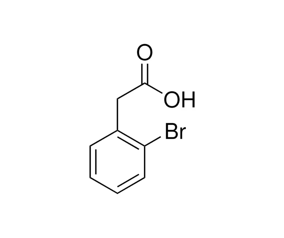 image de la molécule 2-Bromophenylacetic acid