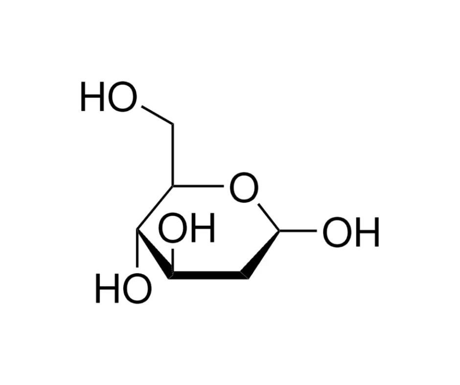 image de la molécule 2-Désoxy-D-glucose
