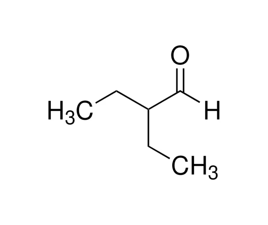 image de la molécule 2-Ethylbutyraldehyde
