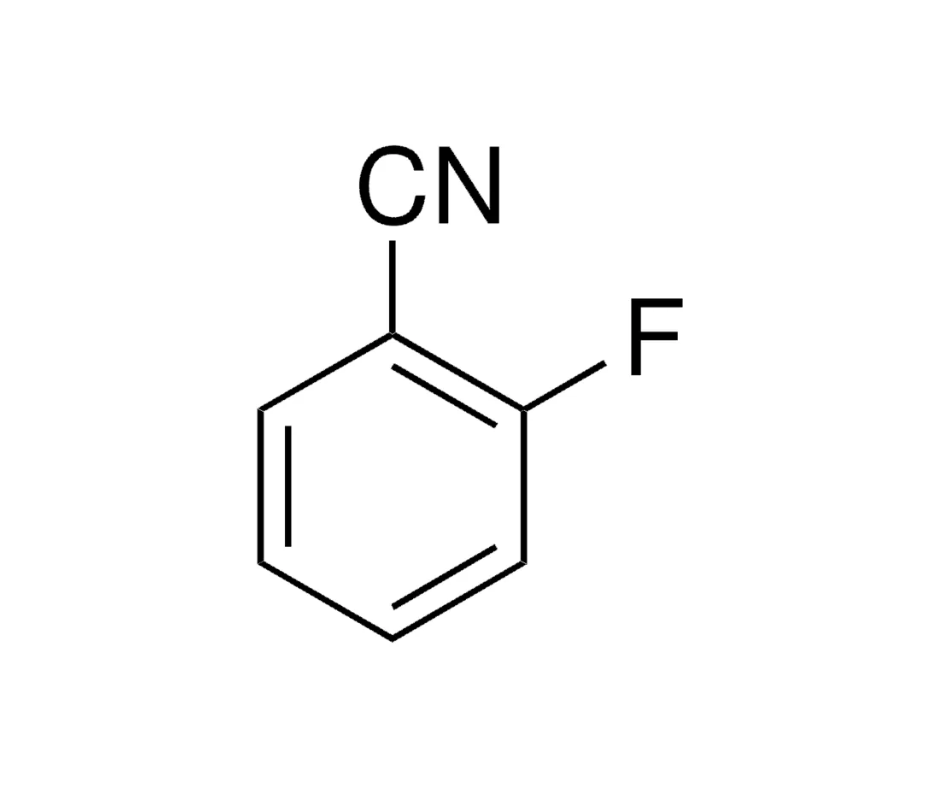 image de la molécule 2-Fluorobenzonitrile