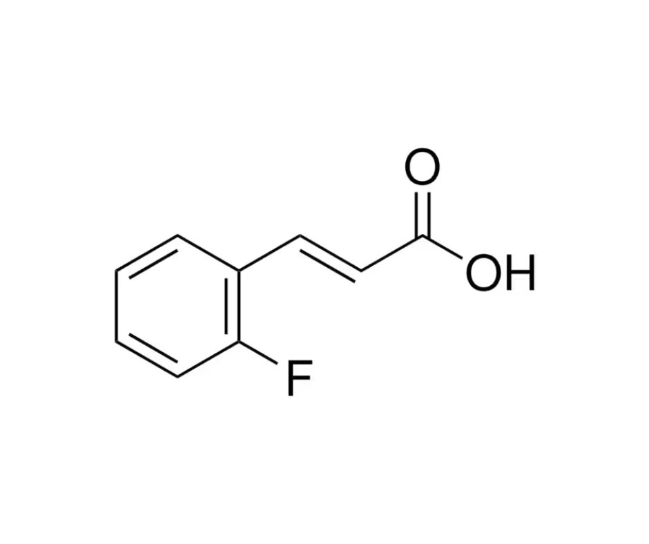 image de la molécule 2-Fluorocinnamic acid