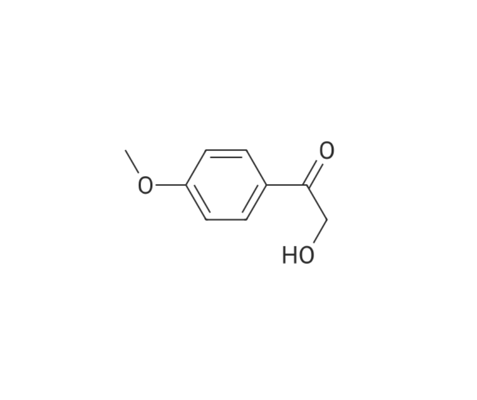 image de la molécule 2-Hydroxy-1-(4-methoxyphenyl)ethan-1-one