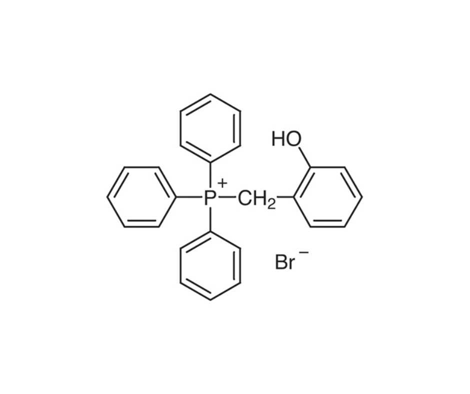 image de la molécule (2-Hydroxybenzyl)triphenylphosphonium bromide