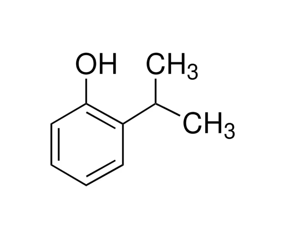 image de la molécule 2-Isopropylphenol