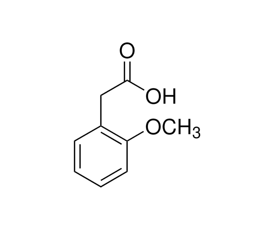 image de la molécule 2-Methoxyphenylacetic acid