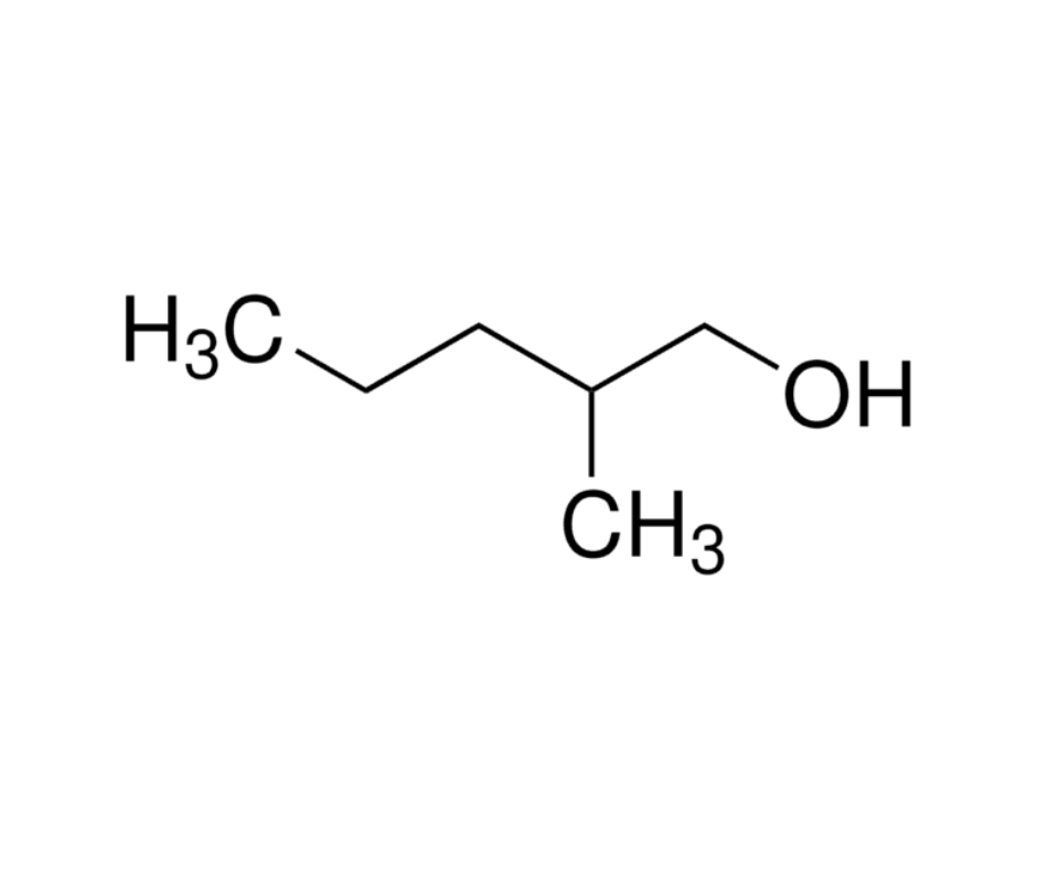 image de la molécule 2-Methyl-1-pentanol