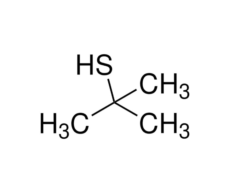 image de la molécule 2-Methyl-2-propanethiol