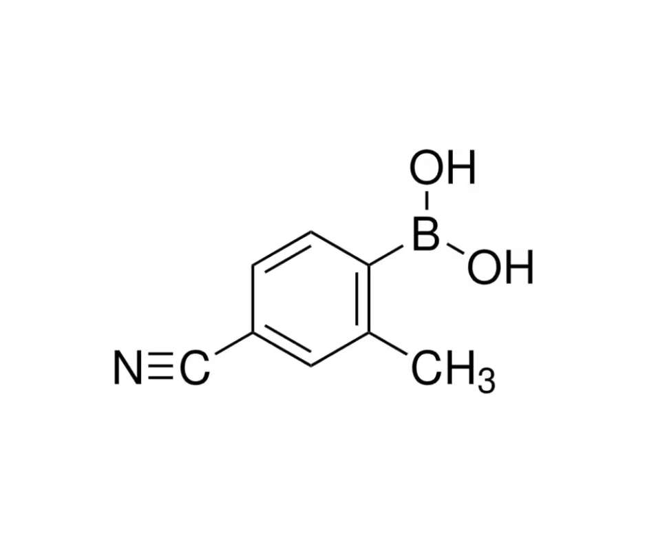 image de la molécule 2-Methyl-4-cyanophenylboronic acid